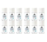 adidas Fresh Endurance - Desodorante en roll-on antitranspirante 72H extra fresco, extra duradero, aroma cítrico, protección contra la sudoración fuerte y el olor corporal, 12 unidades