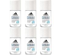 adidas Fresh Endurance - Desodorante en roll-on antitranspirante 72H extra frescura, frescor extra duradero con aroma cítrico aromático, protección contra la sudoración fuerte y el olor corporal, 6