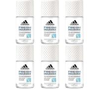 adidas Fresh Endurance - Desodorante en roll-on antitranspirante 72H extra frescura, frescor extra duradero con aroma cítrico aromático, protección contra la sudoración fuerte y el olor corporal, 6