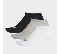 Adidas FT8524 TREFOIL LINER Socks unisex-adult white/black/medium grey heather 3538