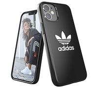 adidas Funda de teléfono diseñada para iPhone 12 mini, Funda de Prueba de caídas, Bordes elevados a Prueba de Golpes, Funda Protectora Original, Color Negro