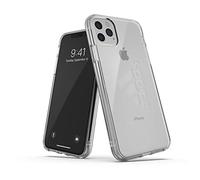 adidas Funda Deportiva Compatible con iPhone 11 Pro MAX, Funda Protectora Transparente para teléfono móvil con impresión de Logotipo Grande, Transparente