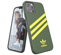 adidas Funda diseñada para iPhone 12 / iPhone 12 Pro 6.1, Fundas a Prueba de caídas, Bordes elevados a Prueba de Golpes, Funda Original de Pino Salvaje/Control de ácido