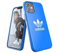 adidas Funda diseñada para iPhone 12 Mini 5.4, Fundas a Prueba de caídas, Bordes elevados a Prueba de Golpes, Funda Original a presión, Color Azul