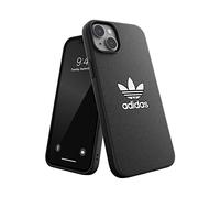 adidas Funda Diseñada para iPhone 14 Plus | Protección a Prueba de Golpes | Compatible con Carga Inalámbrica | Diseño de Trefoil Negro y Blanco de 6,7" | Estuche Protectora para Teléfono