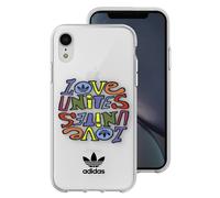 Adidas Funda iPhone XR silicona diseño Pride Love Unites, Transparente