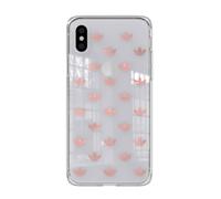 Adidas Funda protectora para iPhone X y XS Originals Trefoil, Transparente
