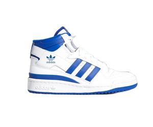 Adidas FZ2085 Forum Mid J Sneaker Kid FTWR White/Team Royal Blue/FTWR White 40
