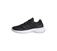 adidas Gamecourt 2.0 Tennis Shoes, Zapatillas de Tenis Mujer, Core Black/Core Black/Silver, 38 EU