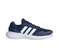 adidas GameCourt 2 zapatillas de tenis para hombre | EU 47.3 in Dark Blue/Cloud White/Cyber Metallic