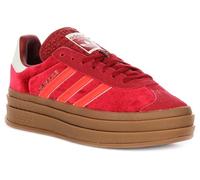 Adidas Gazelle Bold - Tenis para mujer (terciopelo rojo brillante, 6), Terciopelo rojo brillante, 38 2/3 EU