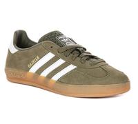adidas Gazelle Indoor - Zapatillas de deporte de tres capas Q-Pannel con suela de goma para hombre, Olivewhite, 7