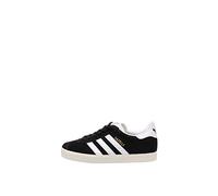 adidas Gazelle J, Zapatillas de gimnasia Unisex niños, Negro (Core Black/Footwear White/Gold Metallic), 40 EU