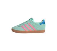 adidas Gazelle - Zapatos para niños grandes, Menta transparente/rosa/azul brillante, 38 2/3 EU