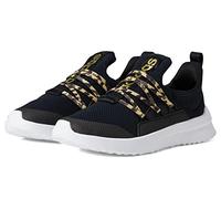 adidas Girl's Lite Racer Adapt 5.0 (Little Kid/Big Kid) Black/Gold Metallic/White 4 Big Kid M