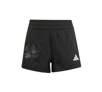 adidas Girl'S Pantalón Corto Train Essentials Flower-Print (Adolescentes), Black/Grey Five, 140