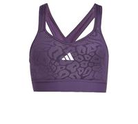 adidas Girl'S Sujetador con Estampado Animal All Sports Marshmallow, Aurora Plum/White, 140