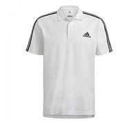 Adidas GK9138 M 3S PQ PS Polo Shirt Men's White/Black 2XL