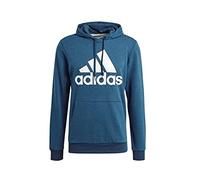 Adidas GM6965 M BL FT HD Sweatshirt Men's Crew Navy Mel/White M
