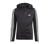 Adidas GN1462 G 3S FZ HD Sweat Girls Black/White 5-6A