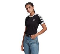 Adidas GN2900 3 Stripes tee T-Shirt Womens Black 40