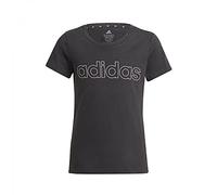 Adidas GN4042 G Lin T T-Shirt Girls Black/White 4-5Y