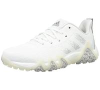Adidas Golf Code Chaos Zapatos Cordones Hombre - Blanco Plata Gris Dos - UK 8