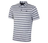 Adidas Golf Hombre Dos Color Camisa Polo de Rayas - Blanco/Colegial - M