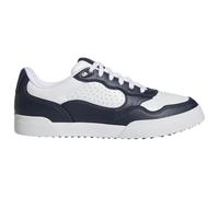 adidas Golf Hombres RETROCROSS 25 Zapatos - Blanco/Azul Marino/Goma - UK 8