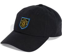 Adidas - Gorra Manchester United 2025-2026, Unisex, Black-Tribe Yellow, OSFM