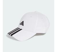 Adidas Gorra Unisex De Béisbol 3-Stripes De Algodón Twill - Color: Blanco/Negro