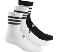 Adidas GP3543 3S Glam CRW WMS Socks Unisex-Adult White/Black/White L