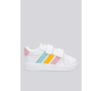 Zapatillas adidas grand court 3.0 cf infantil negro/rosgoz/malu 22