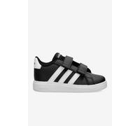adidas Unisex bebé Grand Court Lifestyle Hook and Loop Shoes, Core Black / Cloud White / Core Black, 22 EU