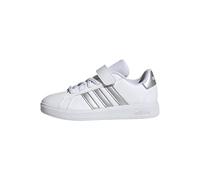 adidas Grand Court 2.0 Shoes Children, Zapatillas Unisex niños, Cloud White Matte Silver Cloud White, 34 EU