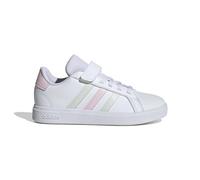 adidas Grand Court 2.0 Shoes Children, Zapatillas Unisex niños, FTWR White Crystal Jade Clear Pink, 32 EU