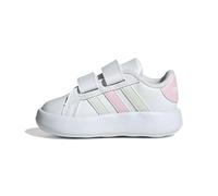 adidas Grand Court 2.0 Shoes Kids, Zapatillas de Tenis Unisex bebé, FTWR White Crystal Jade Clear Pink, 21 EU