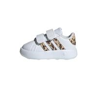 adidas Grand Court 2.0 Shoes Kids, Zapatillas de Tenis Unisex bebé, FTWR White Magic Beige Matte Gold, 25 EU