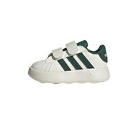 adidas Grand Court 2.0 Shoes Kids, Zapatillas de Tenis Unisex bebé, Off White Collegiate Green Core Black, 25 EU
