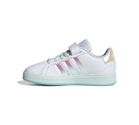 adidas Grand Court 2.0 Shoes Kids, Zapatillas Unisex niños, FTWR White Iridescent Halo Mint, 34 EU