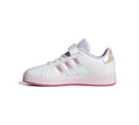 adidas Grand Court 2.0 Shoes Kids, Zapatillas Unisex niños, FTWR White Iridescent Pink Fusion, 34 EU