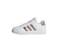 adidas Grand Court 2.0 Shoes Kids, Zapatillas Unisex niños, FTWR White Magic Beige Matte Gold, 28.5 EU