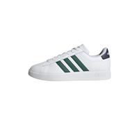 adidas Grand Court 2.0, Shoes-Low Hombre, FTWR White/Collegiate Green/Shadow Navy, 40 2/3 EU