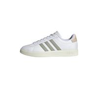 adidas Grand Court 2.0, Shoes-Low Hombre, FTWR White/Silver Pebble/Wonder Beige, 45 1/3 EU