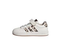 Adidas Grand Court 3.0 Shoes Children, Zapatos, Core White Crystal Linen Aurora Coffee, 32 EU