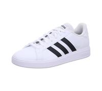 adidas Grand Court Base 2.0 Shoes, Zapatos Hombre, Cloud White/Core Black/Cloud White, 38 EU