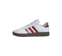 adidas Grand Court Base 2.0 Shoes, Zapatos Hombre, FTWR White/preloved Ruby/Better Scarlet, 42 EU