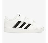 adidas Grand Court Blanco-Negro Zapatillas Velcro Niño MKP