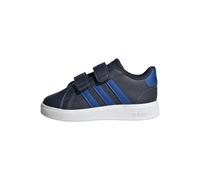 adidas Grand Court Lifestyle Hook and Loop Shoes, Zapatillas de Tenis Unisex bebé, Legend Ink/Royal Blue/Cloud White, 19 EU