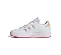 adidas Grand Court Lifestyle Lace Tennis Shoes, Zapatillas de Tenis Unisex niños, FTWR White Almost Pink Pink Fusion, 30.5 EU